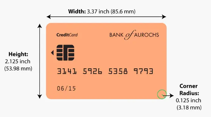 LM7 module compared with a credit card for physical size reference